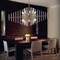 Designers Fountain Reeve 60 Watt 12 Light Brushed Antique Bronze Pendant with Clear Glass Rods 90438-BAB - alternate 2